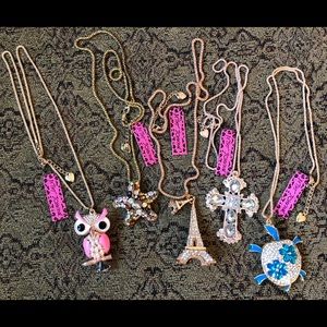 BETSY JOHNSON PENDANT NECKLACES